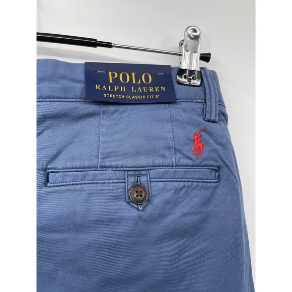 Polo Ralph Lauren mens Stretch Classic Shorts - size 30 Blue - Picture 4 of 7